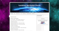Desktop Screenshot of lewishamspiritualistchurch.com