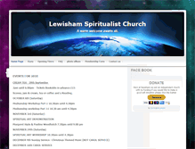 Tablet Screenshot of lewishamspiritualistchurch.com